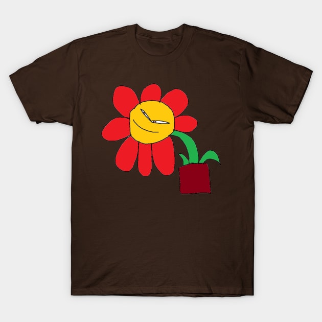 Mischievous Flower T-Shirt by Noolan